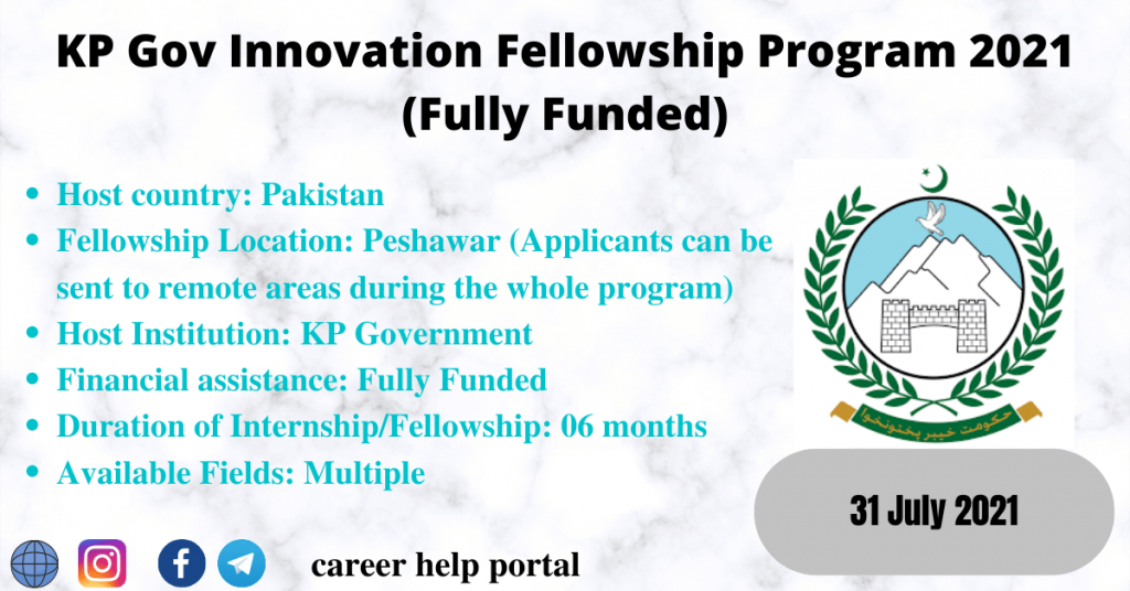 KP Gov Innovation Fellowship Program 2021 (Fully Funded)