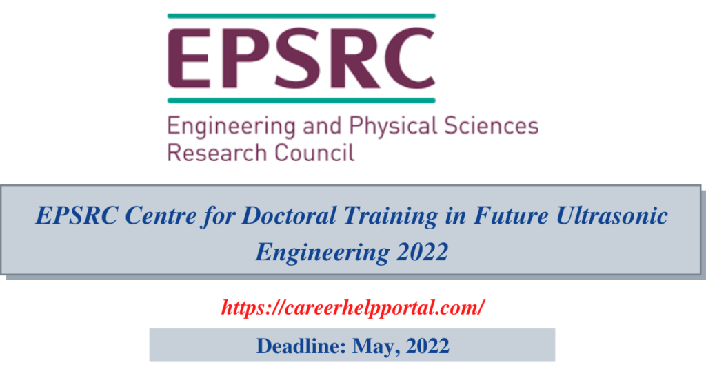 EPSRC Centre for Doctoral Training in Future Ultrasonic Engineering 2022