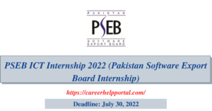 PSEB ICT Internship 2022 (Pakistan Software Export Board Internship)